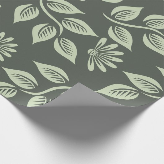 Spring Flowers Patroon Cadeaupapier (Hoek)