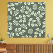 Spring Flowers Patroon Canvas Afdruk (Insitu (Woonkamer))