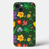 Spring Flowers Patroon Case-Mate iPhone Case (Achterkant)