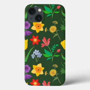 Spring Flowers Patroon Case-Mate iPhone Case