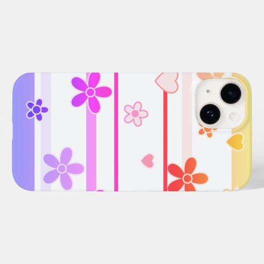 Spring Flowers Patroon Case-Mate iPhone Case (Achterkant (horizontaal))