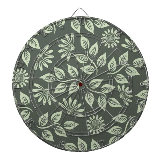 Spring Flowers Patroon Dartbord (Voorkant)