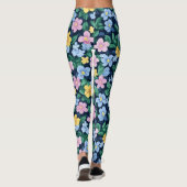 Spring Flowers Patroon Leggings (Achterkant)