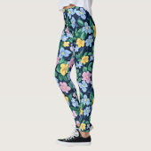 Spring Flowers Patroon Leggings (Links)