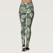 Spring Flowers Patroon Leggings (Achterkant)