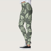 Spring Flowers Patroon Leggings (Links)