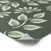 Spring Flowers Patroon Poster (Hoek)