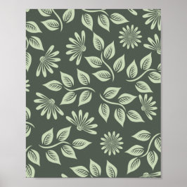 Spring Flowers Patroon Poster
