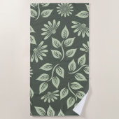 Spring Flowers Patroon Strandlaken (Voorkant)