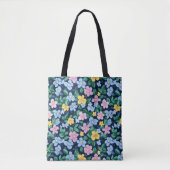 Spring Flowers Patroon Tote Bag (Voorkant)