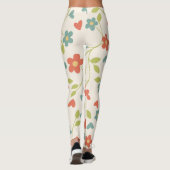 Spring Flowers Pattern Leggings (Achterkant)