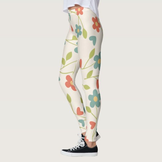 Spring Flowers Pattern Leggings (Links)