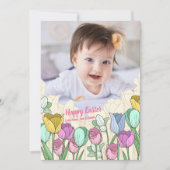 Spring Flowers Photo Card Kaart (Voorkant)