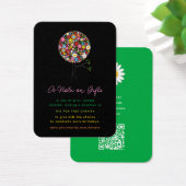 Spring Flowers Pop Tree Girl's Verjaardagsdonatie Visitekaartjes (Bureau)