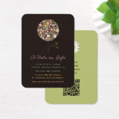 Spring Flowers Pop Tree Verjaardag in plaats van c Visitekaartjes (Bureau)