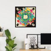 Spring Flowers Poster (Thuiskantoor)