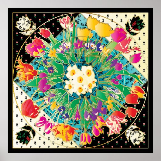 Spring Flowers Poster (Voorkant)