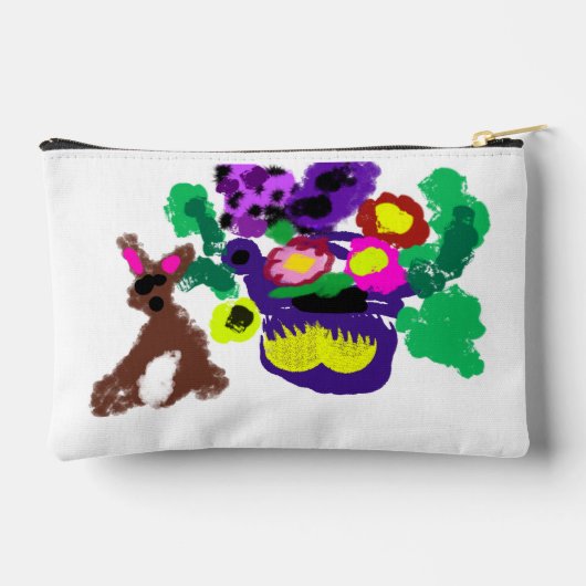 Spring flowers Rabbit joy Etui (Achterkant)