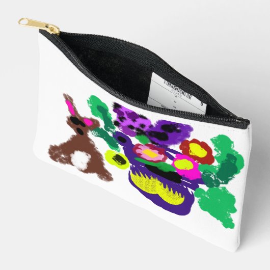 Spring flowers Rabbit joy Etui (Open)