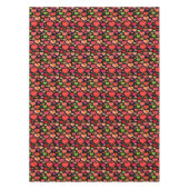 Spring Flowers Rainbow Love Hearts Tafelkleed (Voorkant)