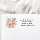 Spring Flowers Return Address Label (Insitu)