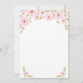 Spring Flowers RN Verpleegkundige Afstudeerfeest Kaart (Achterkant)