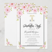 Spring Flowers RN Verpleegkundige Afstudeerfeest Kaart (Voorkant / Achterkant)