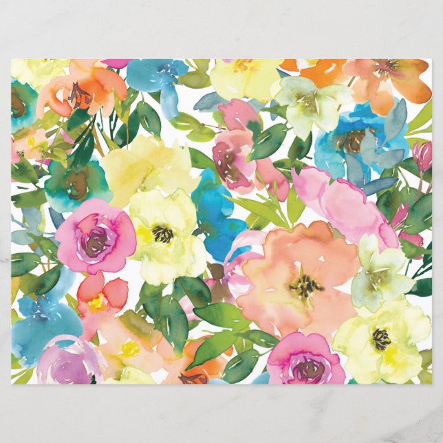 Spring Flowers Scrapbook (Voorkant)