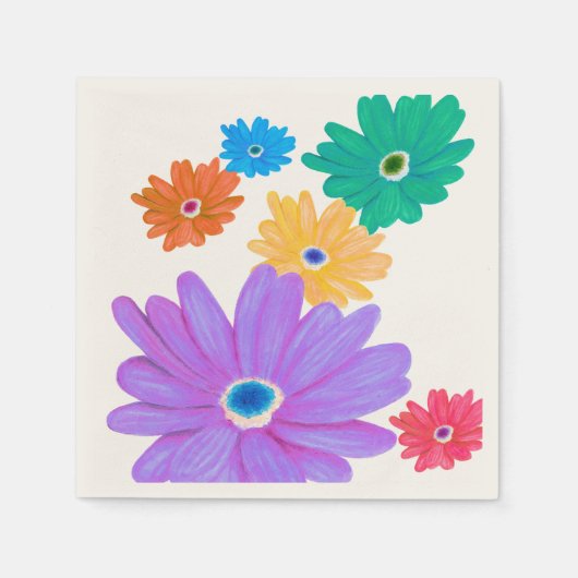 Spring Flowers  Servet (Voorkant)