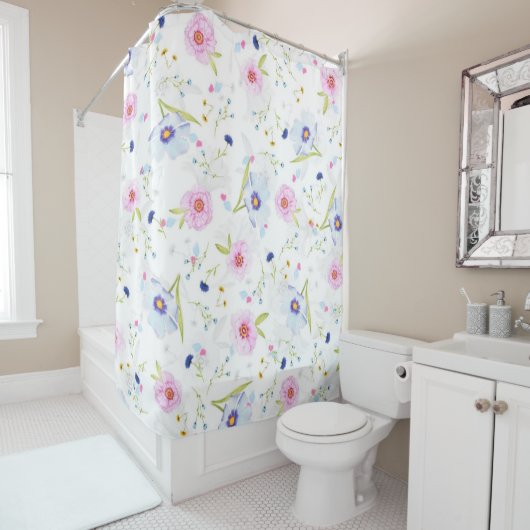 Spring Flowers Shower Curtain Douchegordijn (In situ)