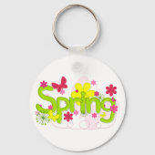 Spring Flowers Sleutelhanger (Voorkant)