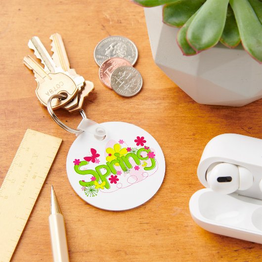 Spring Flowers Sleutelhanger