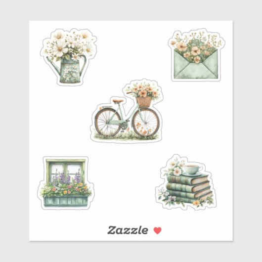 Spring Flowers Sticker Sheet (Vel)