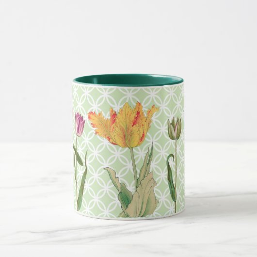 Spring Flowers  stijl Retro Art Mok (Midden)