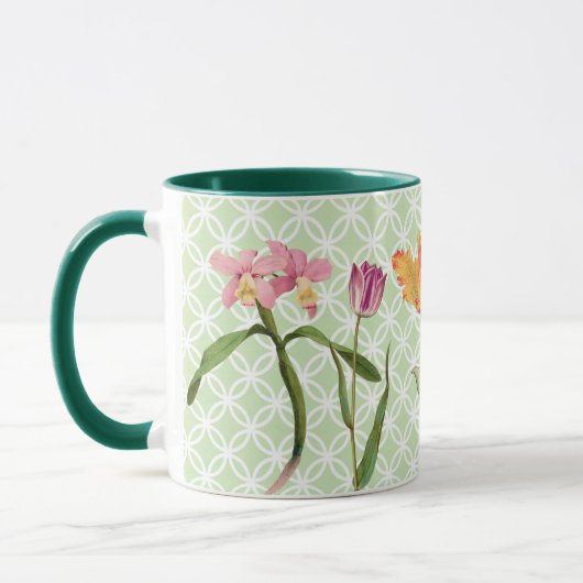 Spring Flowers  stijl Retro Art Mok (Links)