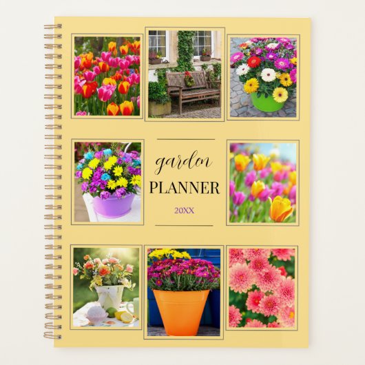 Spring Flowers Summer Yard Planten Jaartuin Planner (Voorkant)