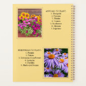 Spring Flowers Summer Yard Planten Jaartuin Planner (Achterkant)
