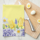 Spring Flowers Theedoek (Quarter Fold)