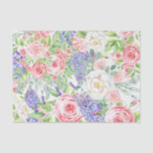 Spring Flowers Tissue Paper – Levendig Bloemcadeau Tissuepapier (Voorkant)
