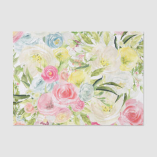 Spring Flowers Tissue Paper | Levendige bloemen Tissuepapier