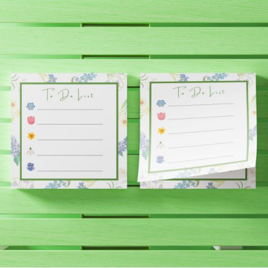 Spring Flowers to Do-lijst Post-it® Notes