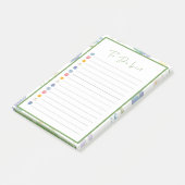 Spring Flowers to Do-lijst Post-it® Notes (Schuin)