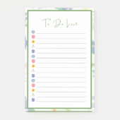 Spring Flowers to Do-lijst Post-it® Notes (Voorkant)