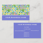 Spring Flowers Visitekaartje (Voorkant / Achterkant)