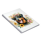 Spring Flowers Waterverf Beauceron - Notitieboek (Rechterzijde)