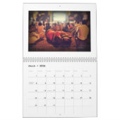 Spring Flowers Weduwfoto gastboek Kalender (Mar 2026)