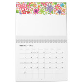 Spring Flowers Weduwfoto gastboek Kalender (Feb 2027)