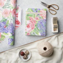 Spring Flowers Wrapping Paper – Heldere Bloemen Gi