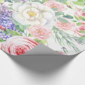 Spring Flowers Wrapping Paper – Heldere Bloemen Gi Cadeaupapier (Hoek)