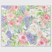 Spring Flowers Wrapping Paper – Heldere Bloemen Gi Cadeaupapier (Vlak)